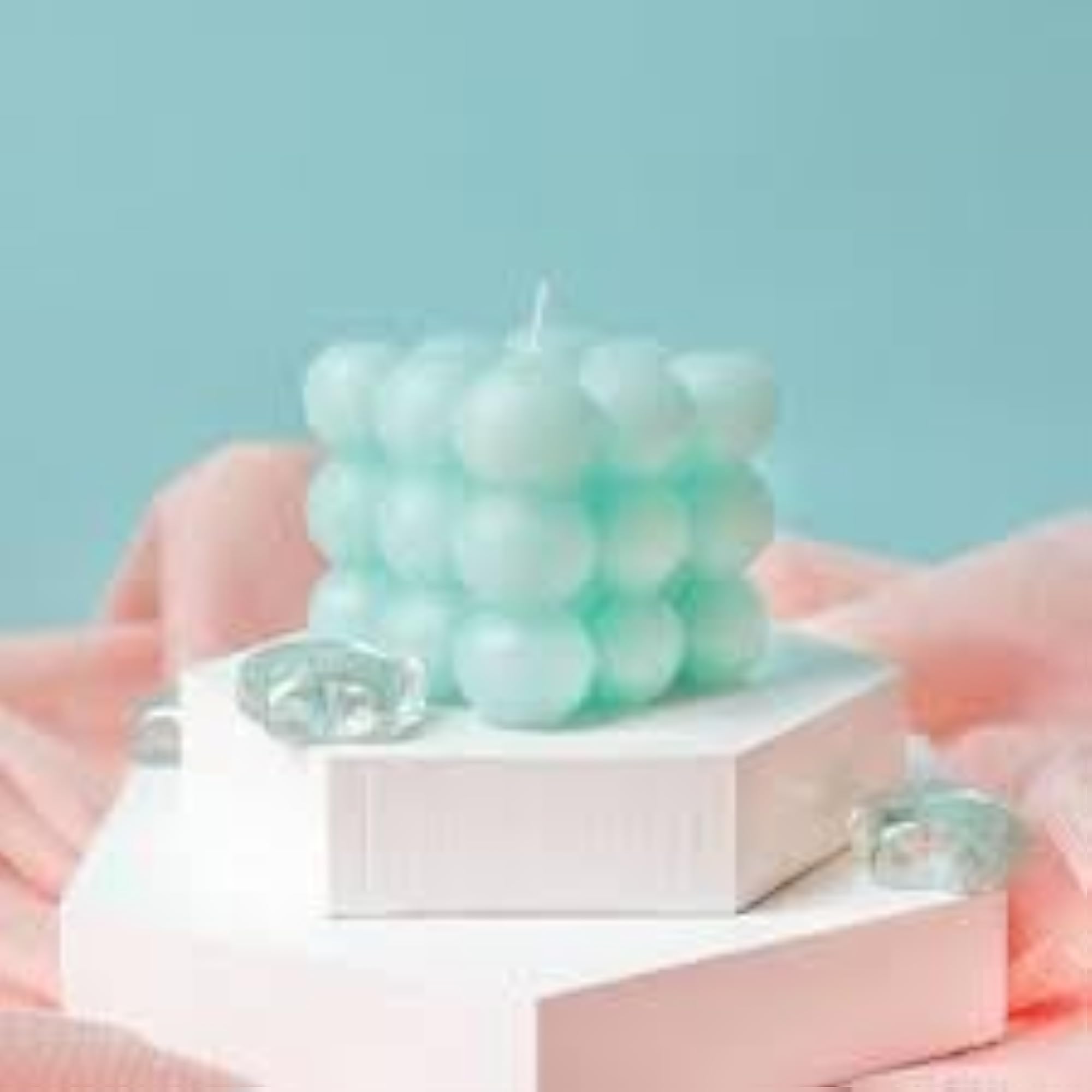 Bubble Blush Candle, Decorative Scented Candle