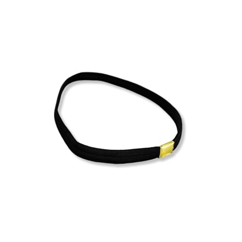 Kit 12 Elástico Preto Faixa Arco Cabelo Masculino Feminino