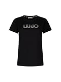 Liu Jo Camiseta para mujer, Negro Es26lj04 Ta6056 Js923 W9415, L