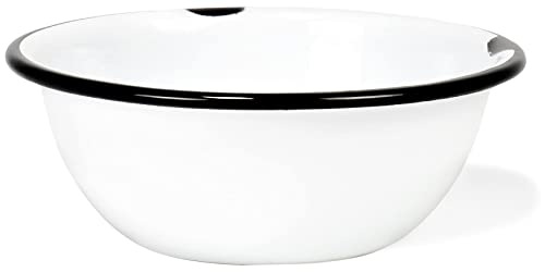 Red Co. QM-4922 Set Of 4 Enamelware Metal Classic 20 Oz Round Cereal Bowl thumb #7