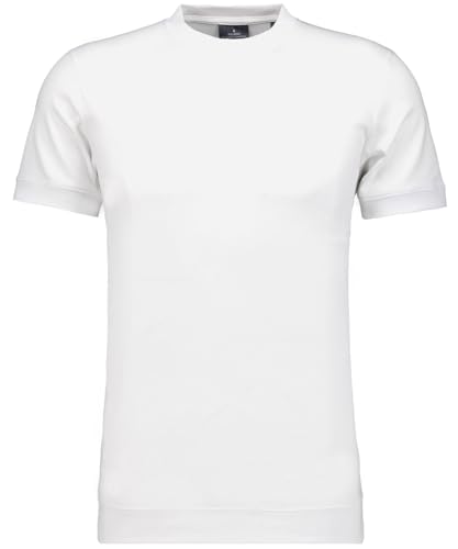 RAGMAN Herren Pima T-Shirt Rundhals mit Bündchen Weiss-006, L