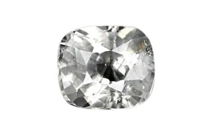 Retrend Design® Natural White Sapphire Gemstone Original Certified Ceylon Mine White Sapphire Pushkaraj Safed Pokraj Ratan Pukhraj 8.50 Carat 8.75 Ratti White Saffire सफेद पुखराज रत्न वाइट सफायर रतन