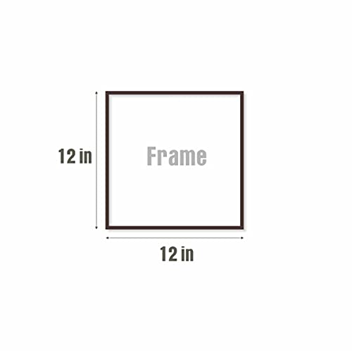 Image of Printelligent Luxury Wall Art Floating Frame Canvas Painting for living room (12 inch x 12 inch) A34