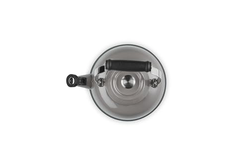 Image of Le Creuset Enamel On Steel Whistling Tea Kettle, 1.7 qt., Oyster