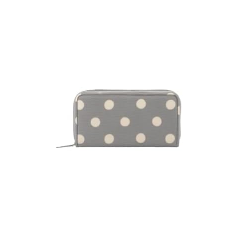 Cath Kidston Zip Wallet Button Spot Grey Cover