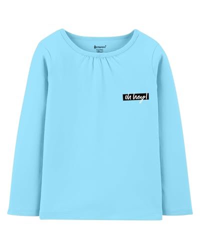 Image of KYDA KIDS Girl's 100% Cotton Antibacterial Full Sleeve Solid T-Shirt (Pack of 1)