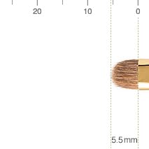 BISYODO Long Series Shadow Liner Brush - Round Flat Type, Brown