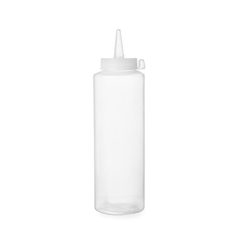 HENDI Spenderflasche, Easy Squeeze, Stückzahl: 1, Spritzflaschen, Squeezeflasche, 0,7L, ø70x(H)240mm, Polypropylen, Transparant