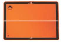 PLACA ADR PANEL ADR NEUTRO NARANJA PLEGADO HORIZONTAL MERCANCIA PELIGROSA PARA CAMIÓN, REMOLQUE, SEMIRREMOLQUE, FURGÓN, PLATAFORMA