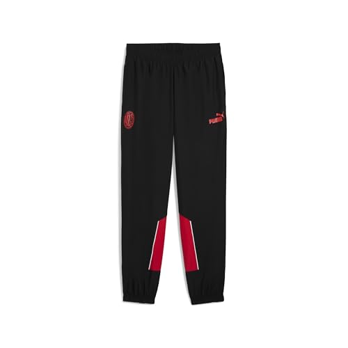 A.C. Milan FtblARCHIVE - Pantalones de fútbol y Entrenamiento, Pantalones Cortos Deportivos, Producto Oficial, Adulto, Negro, S