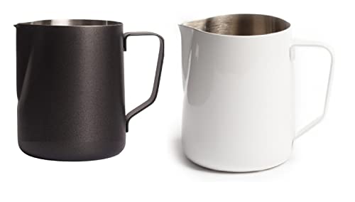 69% OFF on Dynore Stainless Matte Black/White Milk Jug 600/800 ml of Each- Set of 2 69% OFF on Dynore Stainless Matte Black/White Milk Jug 600/800 ml of Each- Set of 2