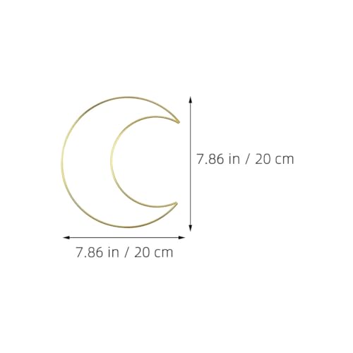 Marcos lunares HOLIDYOYO de aros de hierro de soldadura limpia para decoración 7