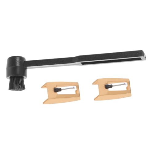 FUNOMOCYA Replacement Record Player Needles 2pcs Fit Stylus for Turntable Metal Needle for Excellent Sound