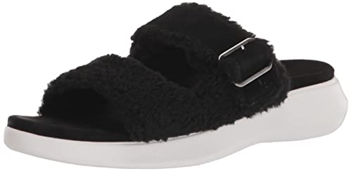 Koolaburra by UGG Women's Pasea Slide Sandal, Black, Size 6