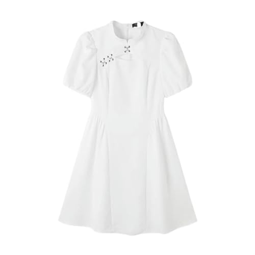 Robe d'été chinoise à manches à bulles pour sublimer votre féminité et renouer avec la poésie