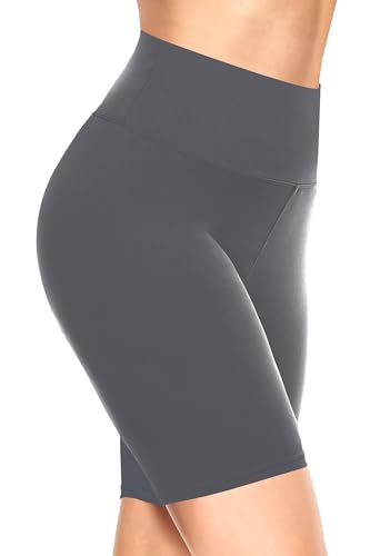 TNNZEET Biker Shorts Women - 8"/5"/3" High Waisted Tummy Control Workout Gym Spandex Booty Yoga Volleyball Shorts