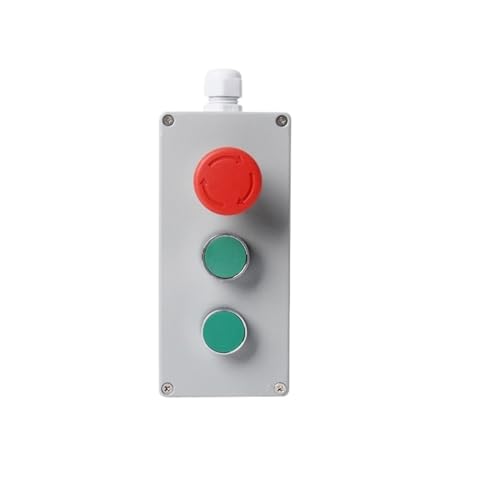 Bouton rotatif d urgence 3P et boitier de commande metal etanche KLVN