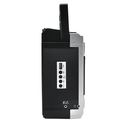 Soundmaster RR20SI Retro Radiokassettenrekorder mit Bluetooth & USB-MP3 Wiedergabe – Vintage Design, UKW/MW/KW Radio, Aufnahmefunktion & kräftiger 3W RMS Sound