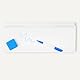 Amazon Basics – Schreibtisch-Whiteboard mit Organizer und Zubehör, 40.6 x 4.8 cm, Weiß