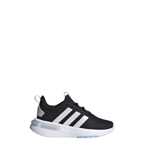 Chaussures de course adidas Racer TR23 pour enfant en noir et blanc
