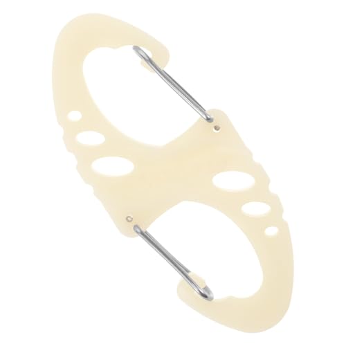 Happyyami Night Glow Diving Double-Ended Bolt Snap Hook Heavy Duty Trigger Snap Diving Clip Metal Clip for Diving