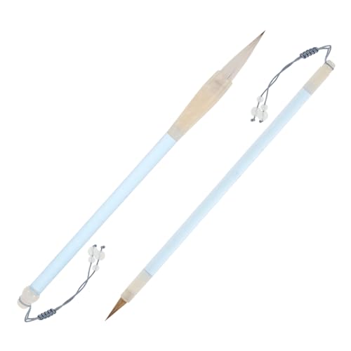 Homoyoyo Calligraphy Brush for Painting 2pcs Set Chinese Calligraphy Brush Pen for Art Smooth Writing Easy to Store