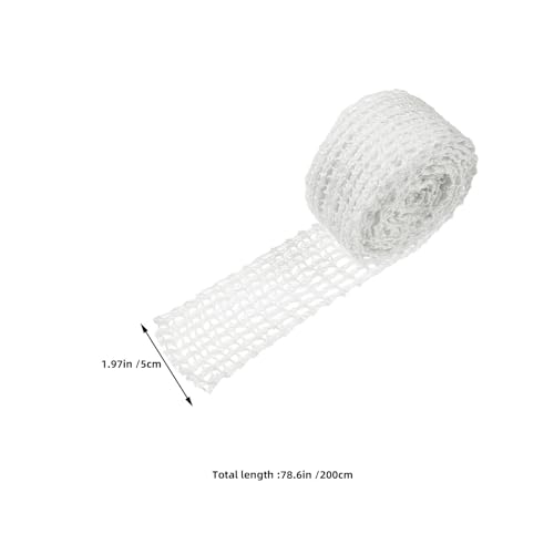 Hemobllo Fleischnetz aus Baumwolle Rolle Elastisches Kochnetz für Hähnchen Rouladen Schinken Bratnetz zum Räuchern Gleichmäßige Marinadeverteilung Vielseitig für Fleisch