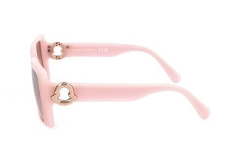 Moncler Sunglasses ML 0244 Promenade 72Z Milky Candy Pink, Pink Gold Logo/Peac3