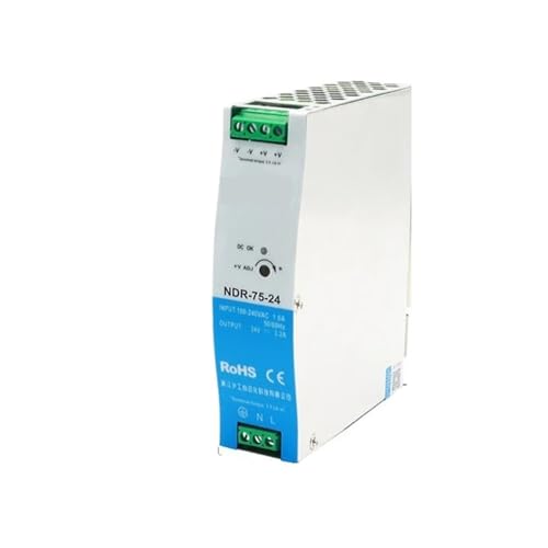 Alimentation à découpage NDR-75 24V rail DIN AC/DC pour armoire électrique industrielle