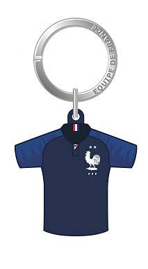 Porte-clés Officiel FFF - Maillot N°7 Antoine Griezmann - PVC Souple, 44x40,5 Mm - Produit Fédération Française De Football