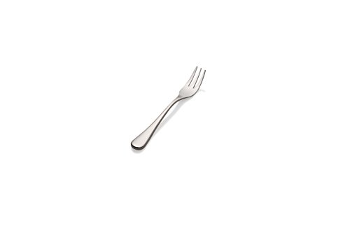 Bon Chef S4108 18/8 Stainless Steel Como Oyster Fork, Satin Finish, 5-1/2