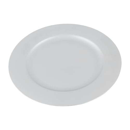 Platos Cargadores Redondos 13 Pulgadas 100 Piezas Plata miniatura 7
