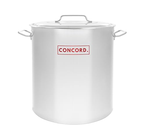 Concord 120 Quart Stainless Steel Stock Pot with Deluxe Banjo 200,000 BTU Propane Burner