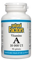 Natural FactorsVitamin A 10000 IU, 90 Softgel