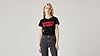 Levi's Women's The Perfect Tee- Large Batwing Logo T-Shirt, Stonewashed Black, L #1