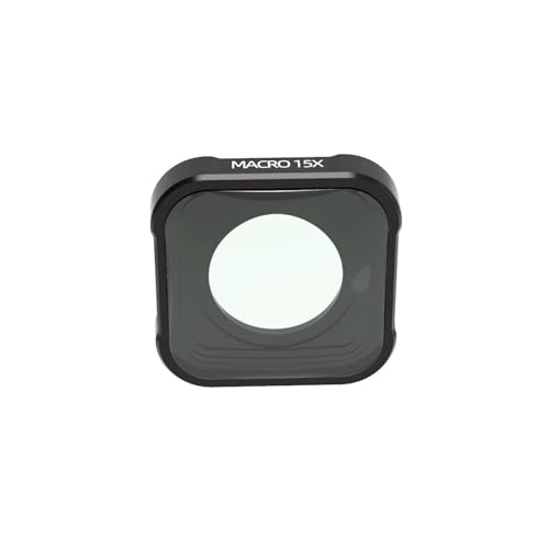 15X Macro Close Up Multi-Layer Coating Camera Lens Filter Black Optical Glass Lens Vlog for Gopro Hero 9 Accessory Part