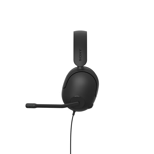 Sony INZONE H3 Kabelgebundenes Gaming-Headset - PC/PS5, 360 Spatial Sound für Gaming, leichtes Design (299g), Mikrofon per klick stummschalten, USB-Audiobox für EQ-Einstellungen - Schwarz
