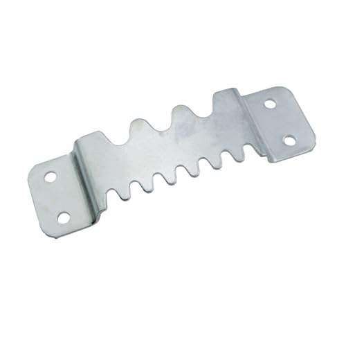 Image of 4PCS Large Serrated Hangers Silver 103x30mm Load Capacity 300lbs Iron Heavy Duty Decorative Hangers With Screws Billboard Cross Stitch Frame Hardware Hooks Picture Frame Concealed Hanging