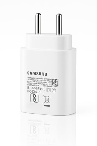 Image of 25W Type-C PD 3A Fast Charging Adapter Compatible with A17|A36|A55|A16|M36|M35|M07|M17|M05|M06|F36|F56|F06|F05|Tablet & Other 25Watt USB C Superfast Charge Charger|Travel Adaptor-White