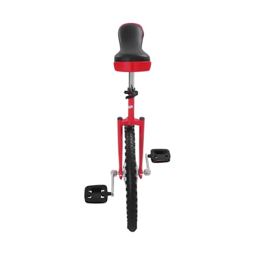 Image of DYNAMI Unicycle with Excellent Steel Frame,Leakproof Tire,Adjustable Height,Curved PU Seat,Mute Bearing,Anti-Slip Designs,for Outdoor Sports Fitness Exercise