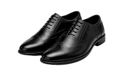 broadx built for real life BROADX Men’s Black Formal Shoes Premium Genuine Leather Lace-Up Derby Stylish Office & Business Wear | Cushioned Comfort | Durable Anti-Slip Sole-picture-20
