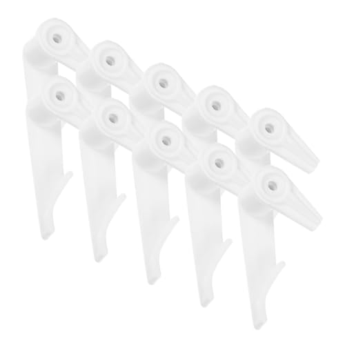 ULTECHNOVO 60 piezas Unidades Clips Fijación Lámpara Techo LED Accesorios Fijación Plafón Resistente para Pantalla Fácil Instalación Compatibles con Lámparas de Salón y Plafones Modernos