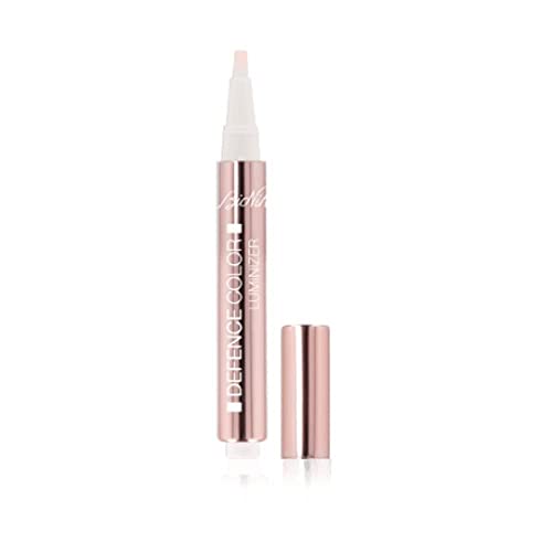 Bionike Defence Color - Luminizer Correttore Illuminante, con Acido Ialuronico, Minimizza Occhiaie e Imperfezioni, Dona una Pelle Luminosa e Idratata, 2 ml
