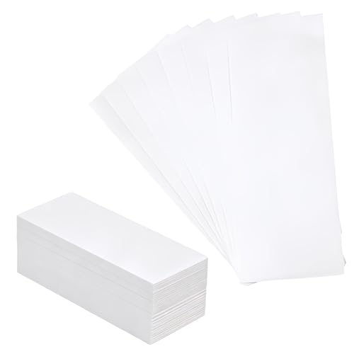 100 Pcs Non-Woven Wax Strips Kit Paper Wax Waxing Strips Non-Woven Wax Strips Suitable for Any Type of Depilation on Leg Chest Back Intimate Area and Face(2.36in×1.57in)