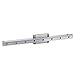 Linear Slider, 200mm Linear Rail, Linear Sliding Guideway Automated Industry with MGN12H Miniature Widened Block, Linear Motion Guides