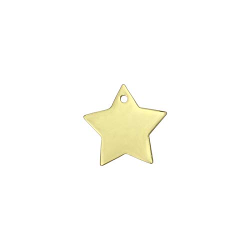 ImpressArt Star, Artisan Stamping Blanks (2, Real Gold Plated)