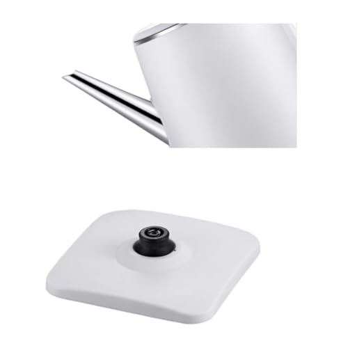 Hervidor eléctrico 1.2L 1800W acero inoxidable blanco miniatura 5