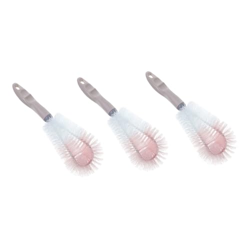 HAPINARY 3pcs Cleaning Brush Water Bottle Brush Cleaner Brush Handle Bottle Brush Bottle Straw Long Handled Bottle Brush Handy Bottle Brush Water Bottle Washing Brush Hard Bristled Pp