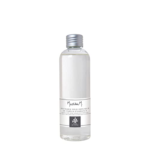 Fleur de coton - 200 ml. Mathilde M - Ricarica per diffusore di profumo d\'ambiente, 180 ml profumo da interni