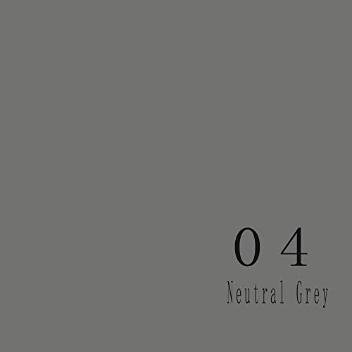 HUAMEIZOOM Seamless Photography Background Paper Roll, Grey Photo Paper Backdrop for Photography, Video and Streaming (107''x36' Neutral Grey)